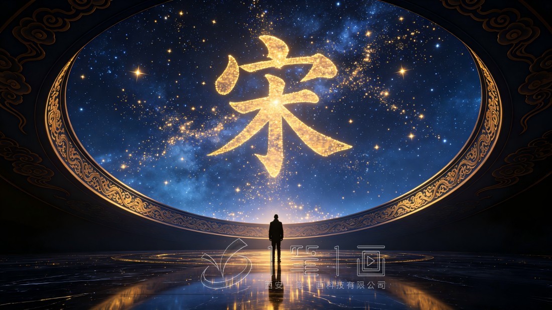 沉浸式家风家训展馆效果图序厅