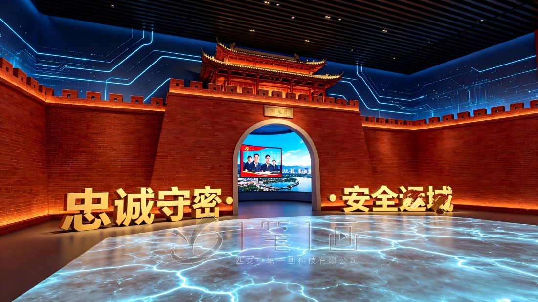 市保密警示教育基地效果图