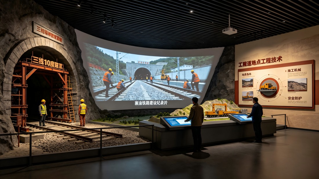 县三线精神教育基地效果图