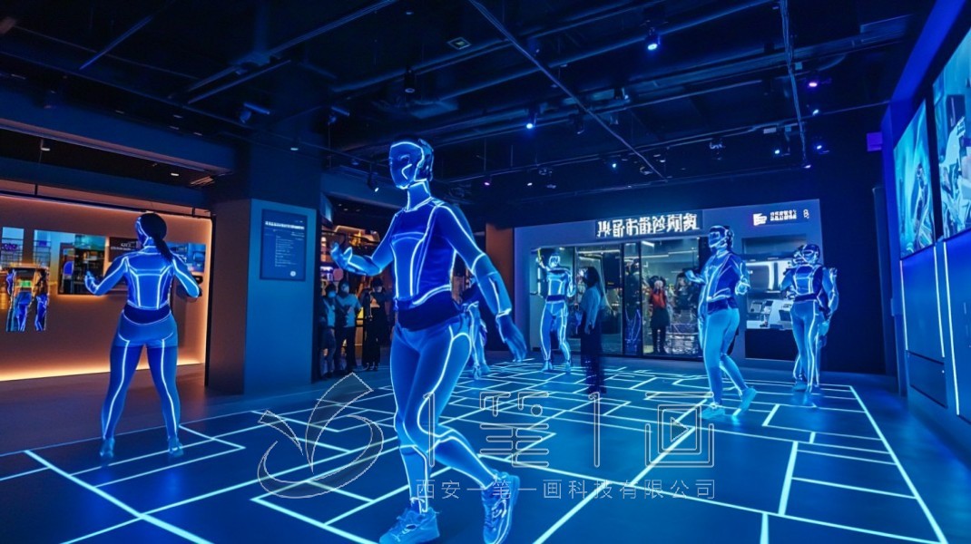 高科技垃圾分类科普馆效果图 高科技垃圾分类科普馆效果图