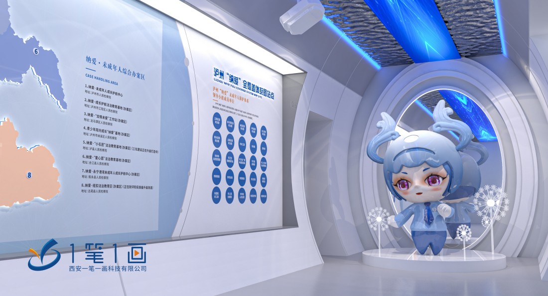 法治教育基地多媒体设备效果图