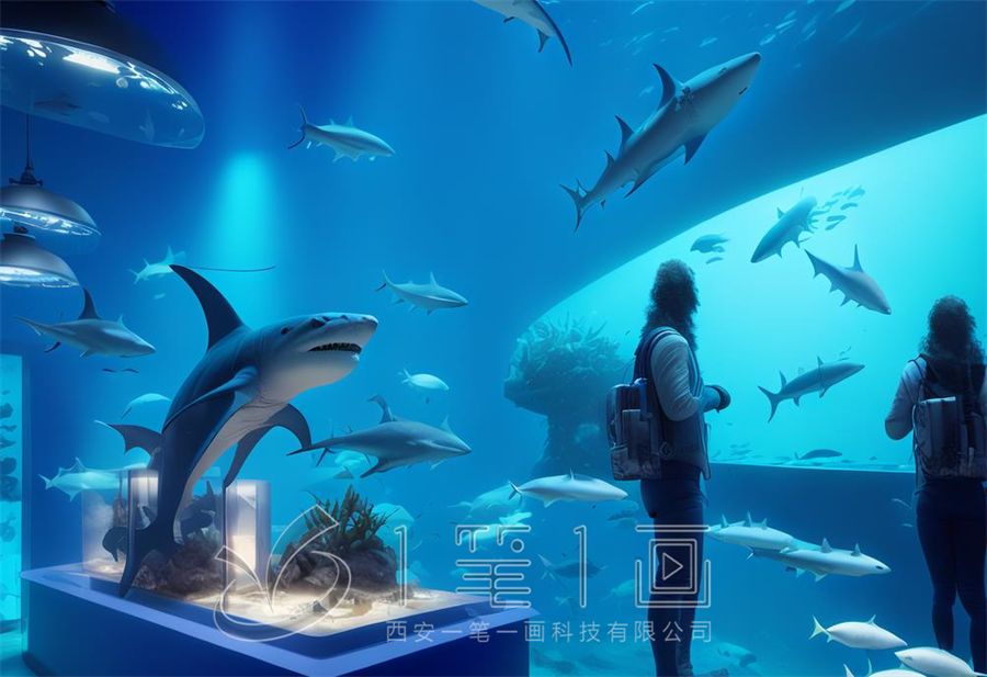 <h2>高科技海洋馆展厅效果图</h2> <h2>高科技海洋馆展厅效果图</h2>