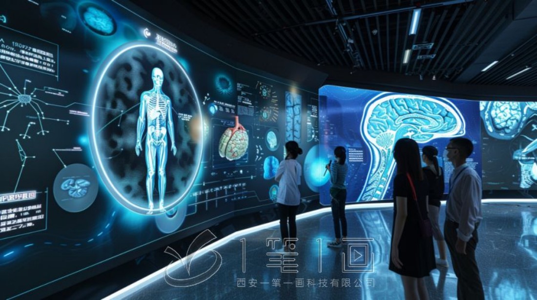 多媒体展厅效果图