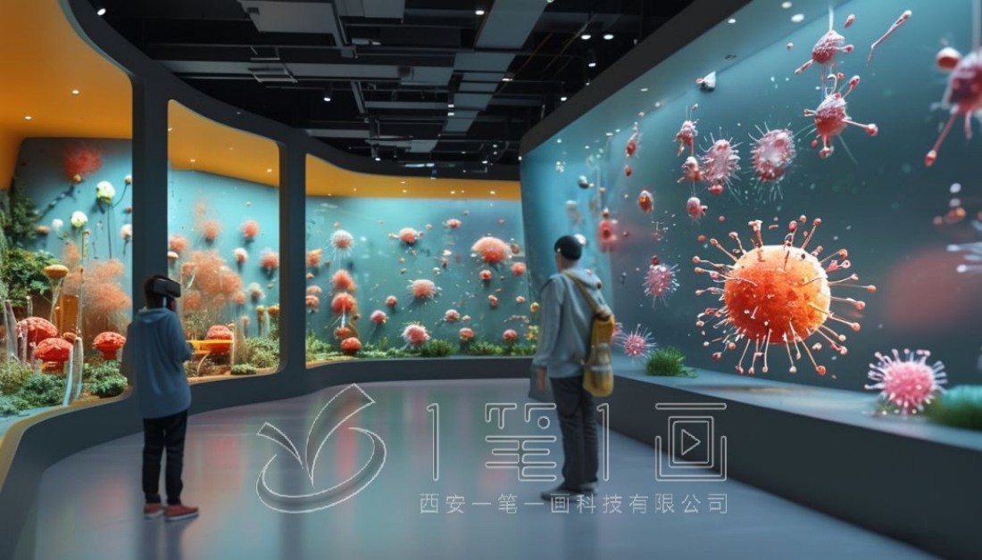 数字化生物安全教育基地效果图