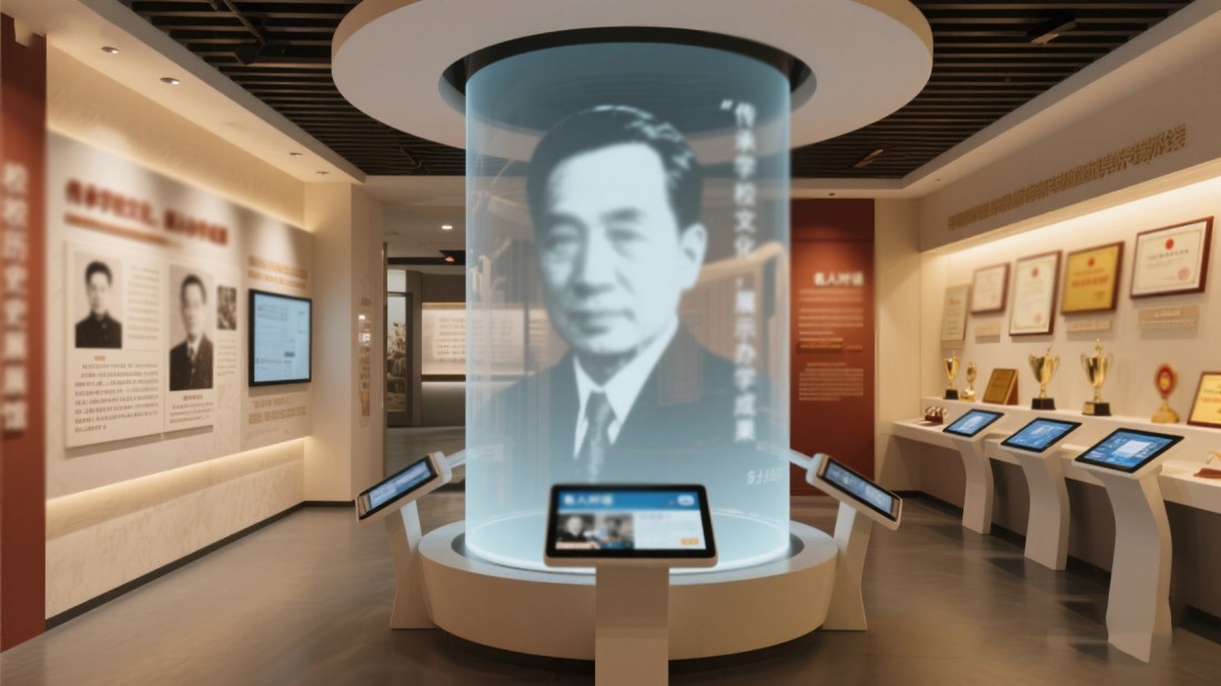 多媒体校史馆展馆展厅设计效果图