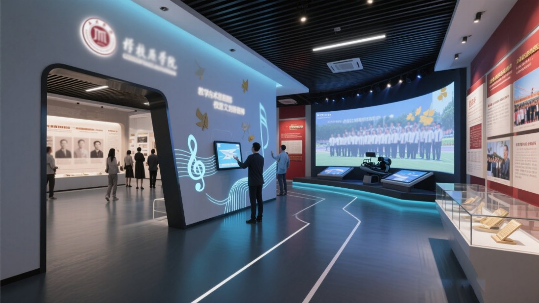 现代化校史展览馆设计效果图