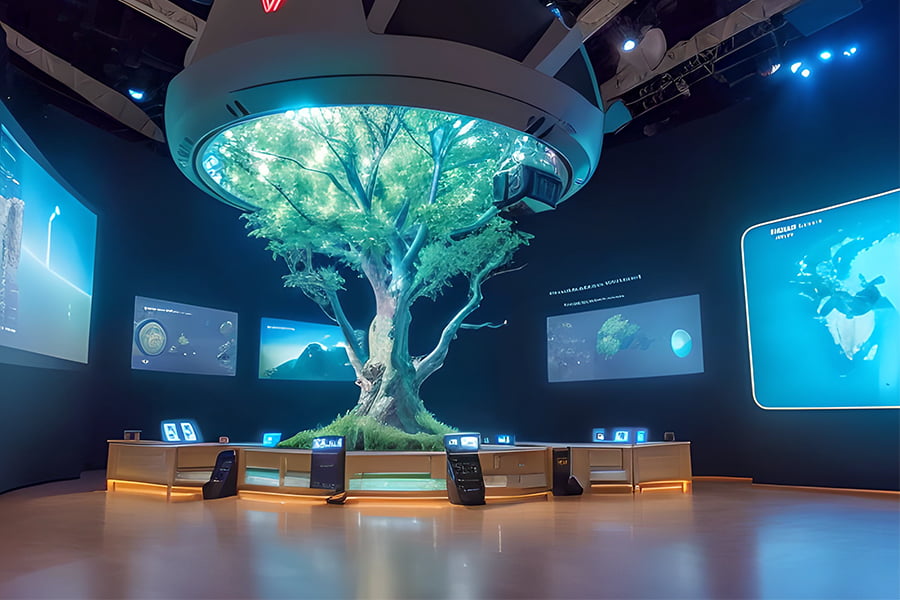 智慧展厅怎么建?拆解三层技术架构,用四步法从概念走到落地